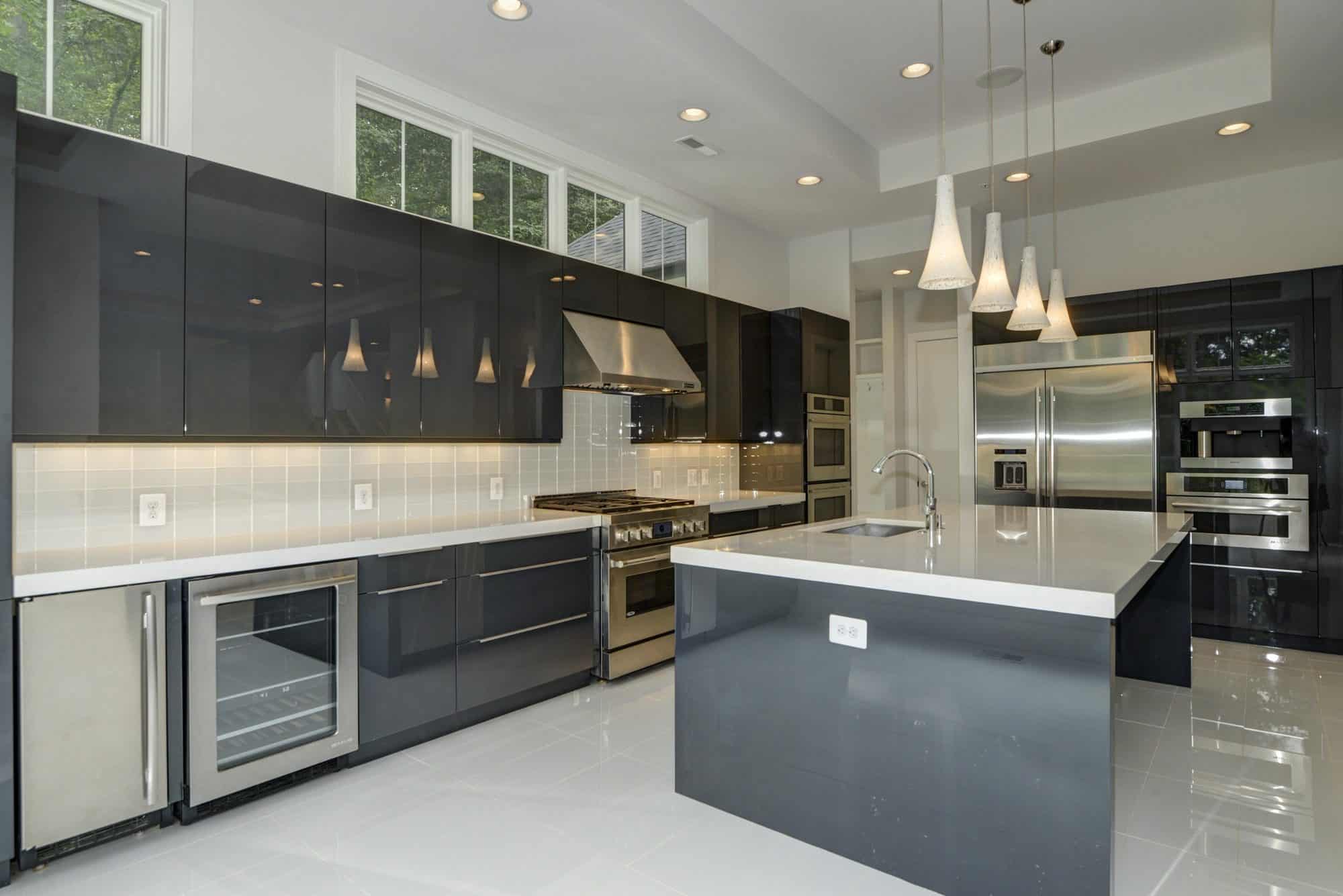 Sink, prep, and serve - the island handles all three.