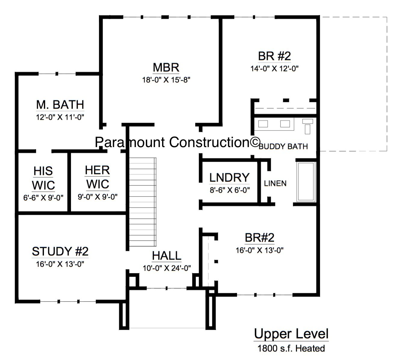 Balsam Upper Level Floor Plan