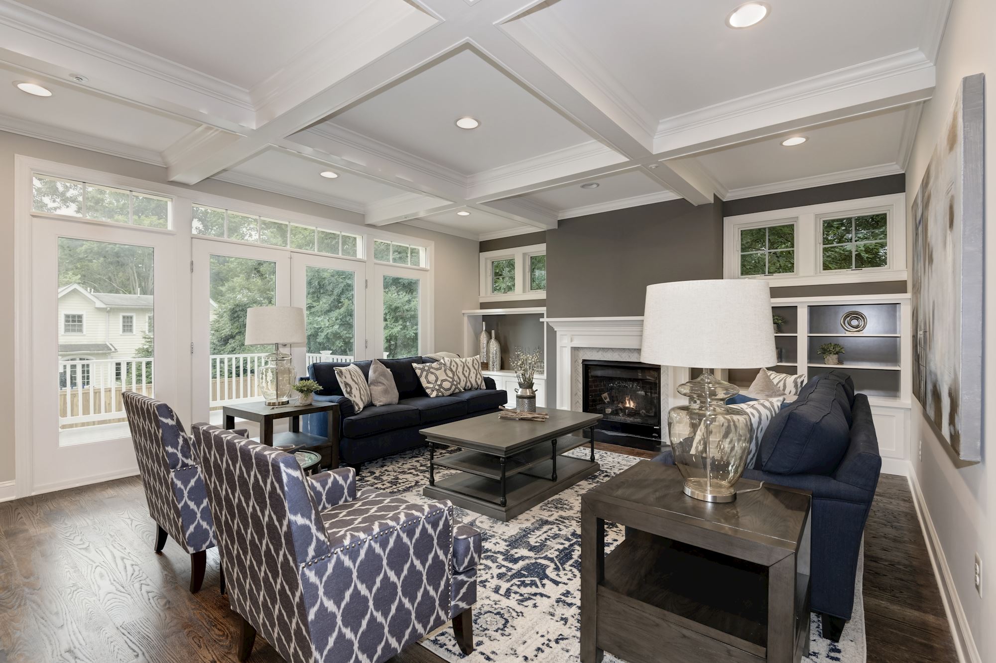 Fire lit, ceiling detailed, every seat faces something worth facing.