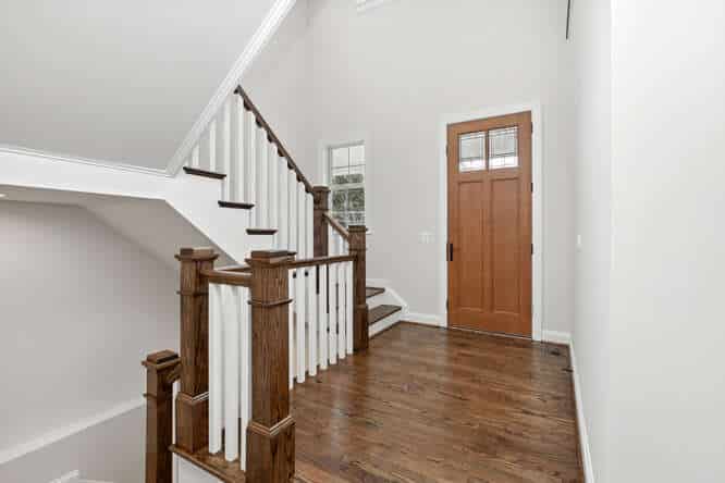 Two-story entry sets the tone before a single room.