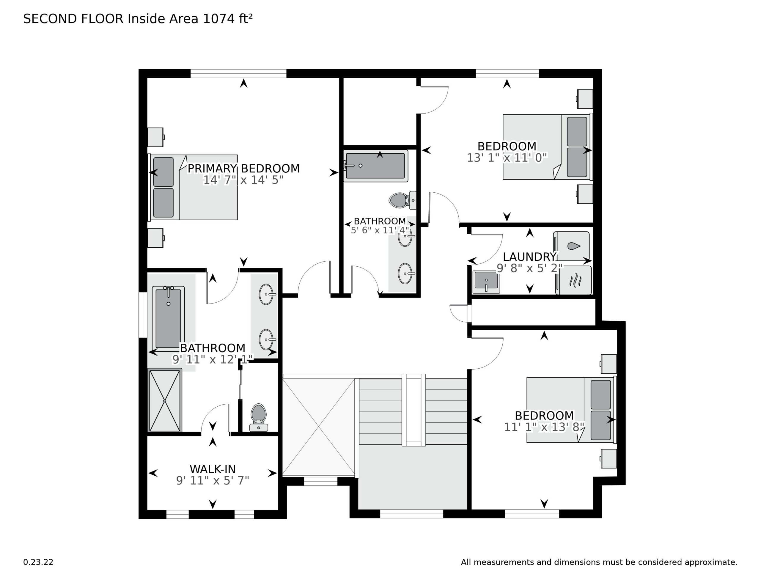 Kenbar Upper Level Floor Plan
