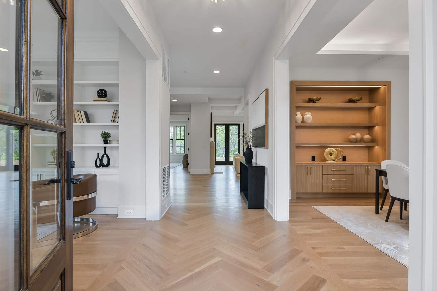 Entry sets the pace before the first room begins.