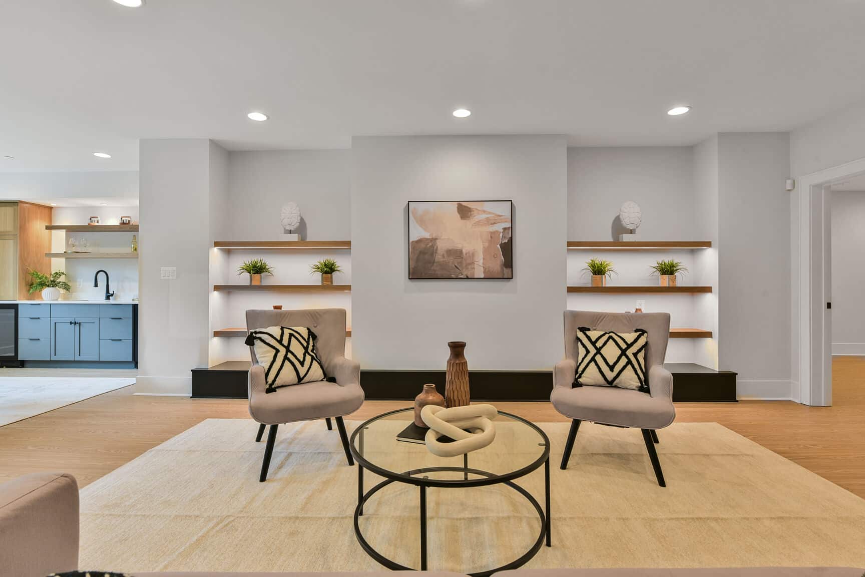 Two chairs, one conversation, nowhere else to be.