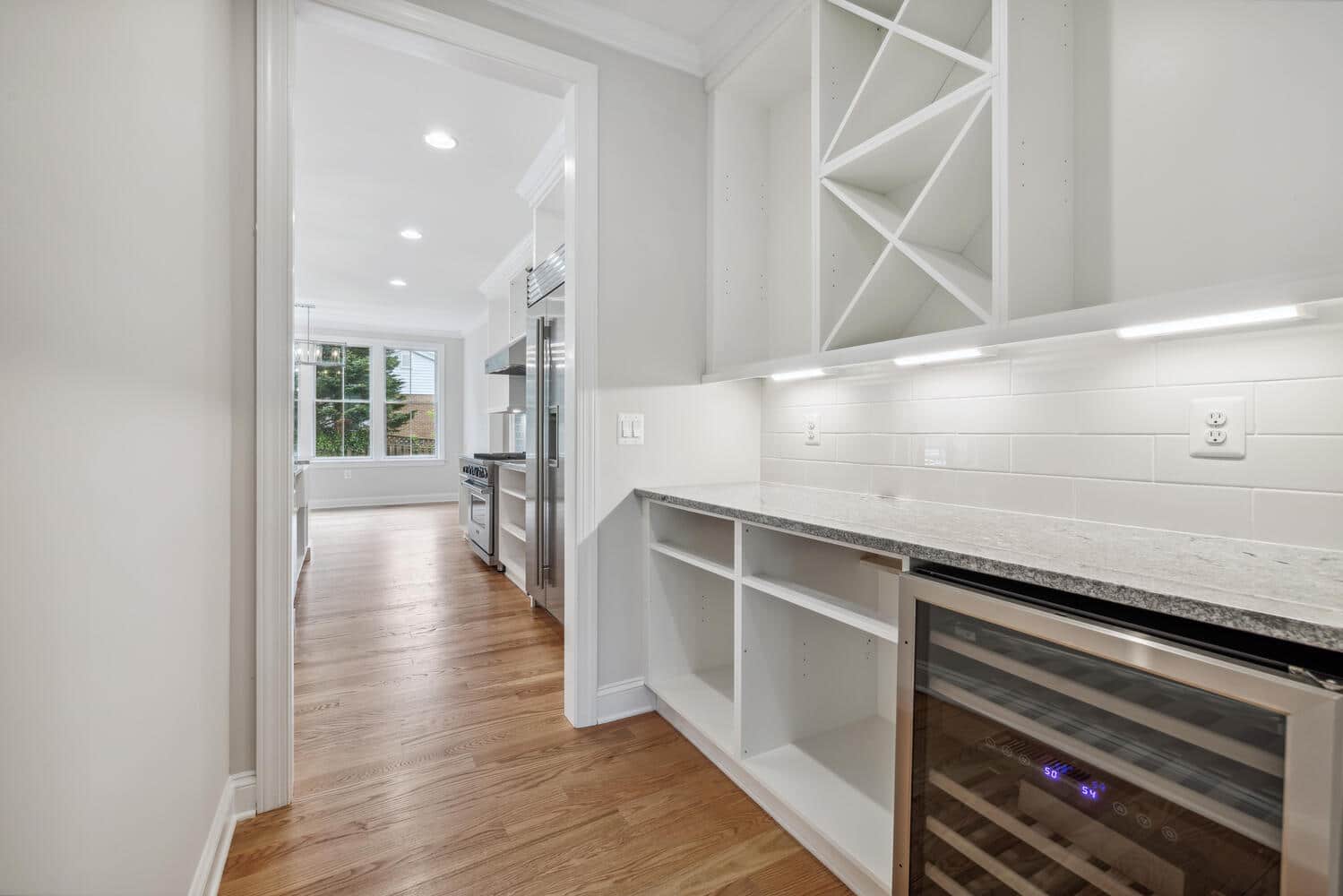 Butler's pantry with a cooler - the party starts here.
