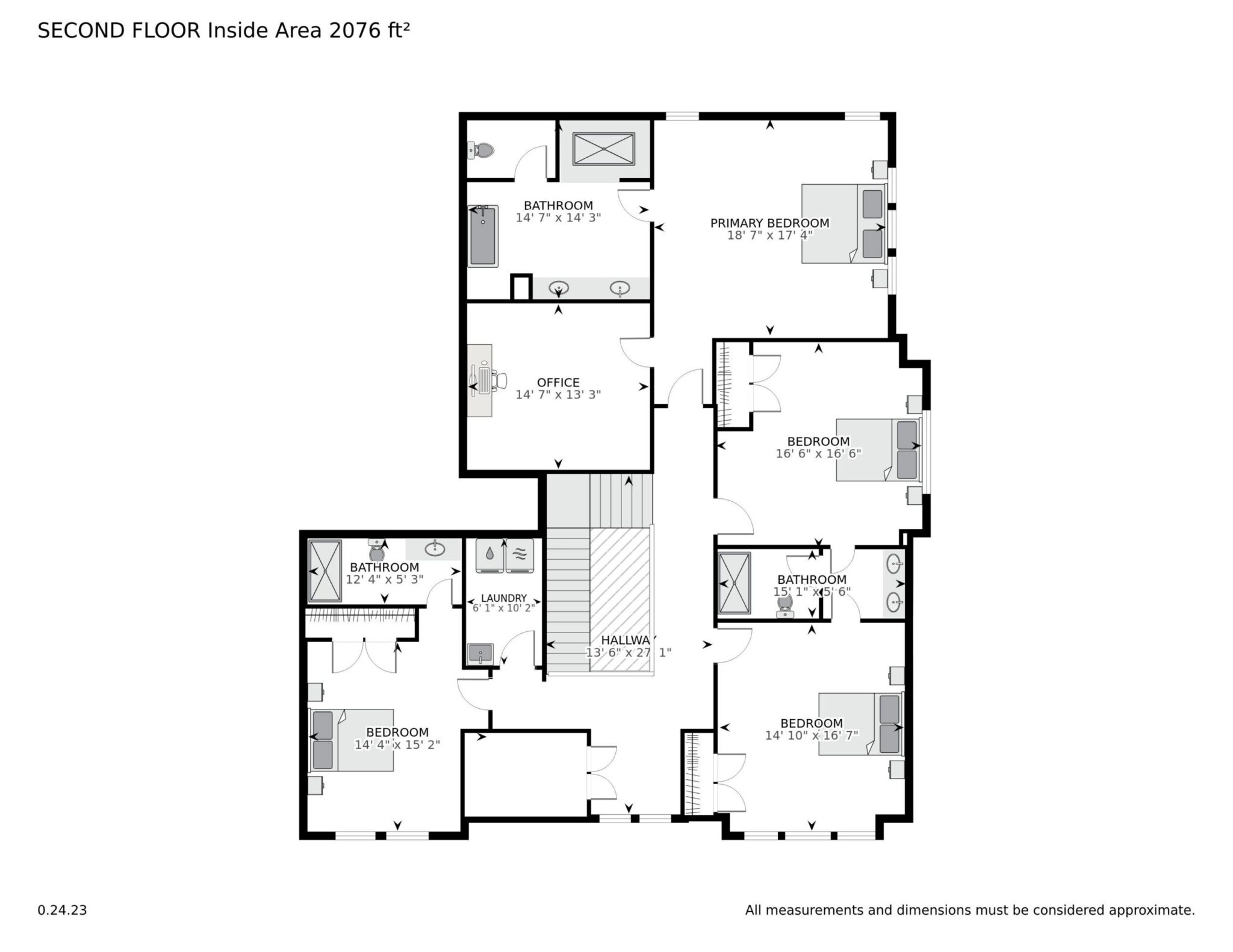 Sycamore Upper Level Floor Plan