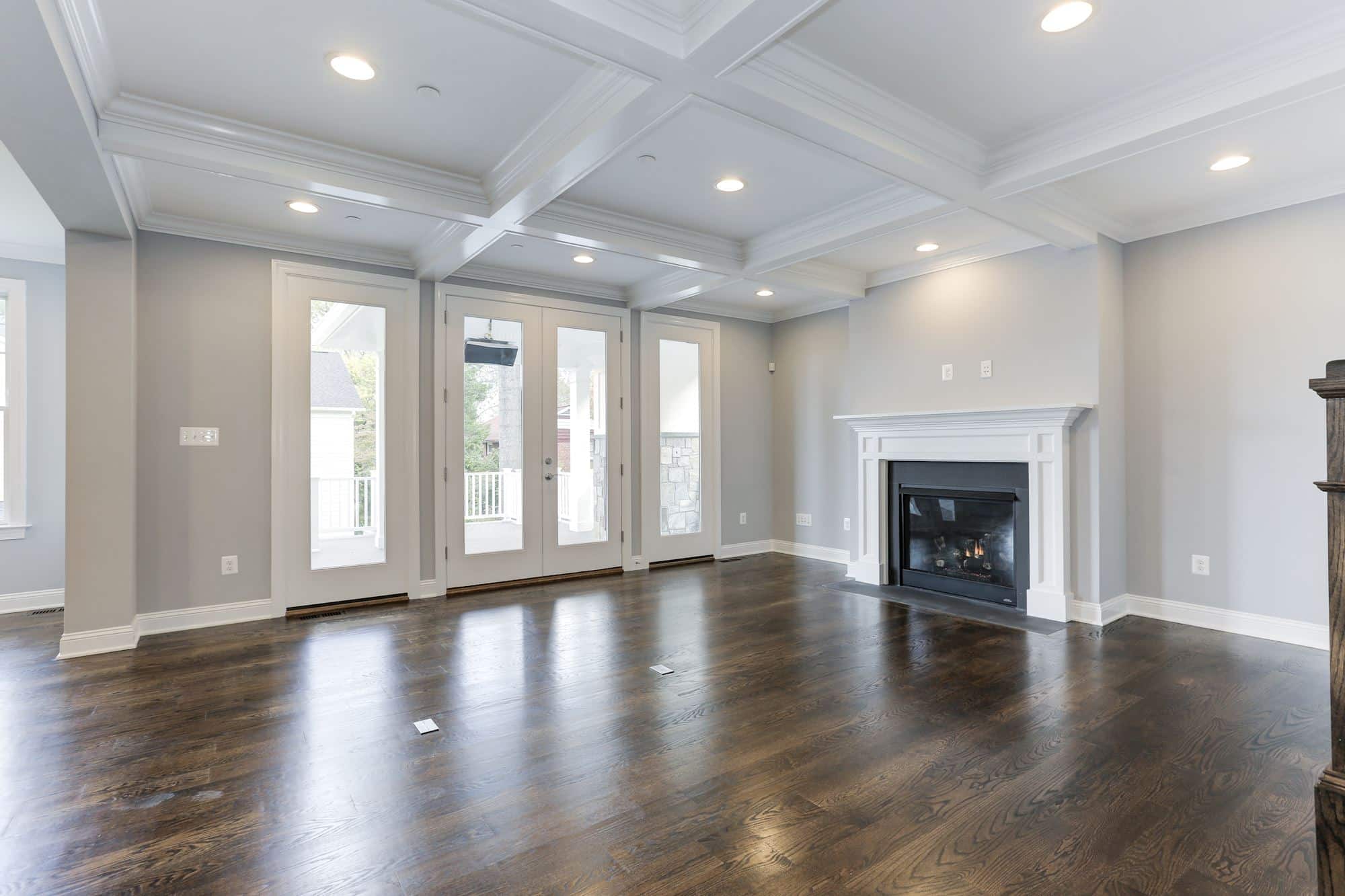 The great room lives larger than it measures