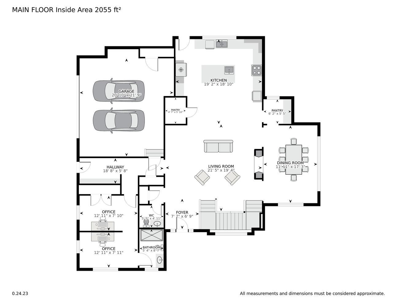 Pelham Main Level Floor Plan