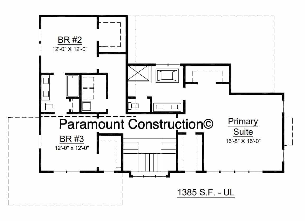 Aldie Upper Level Floor Plan