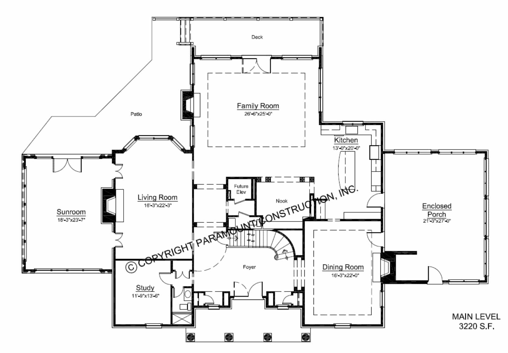 Barra Main Level Floor Plan