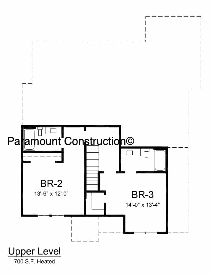 Montauk Upper Level Floor Plan