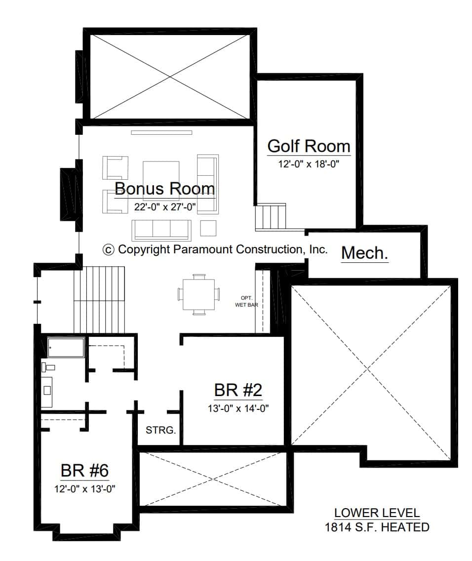 Arden Lower Level Floor Plan