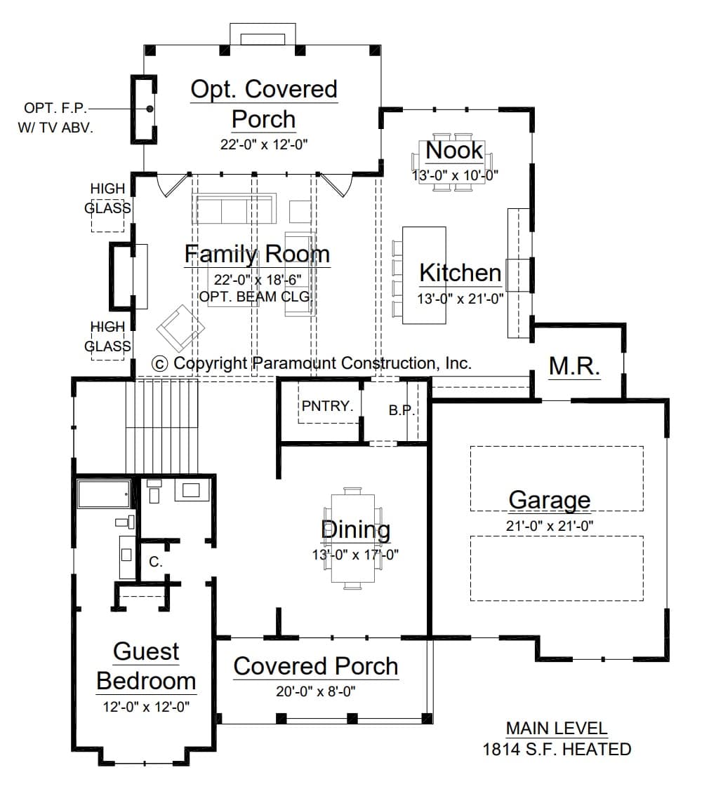 Arden Main Level Floor Plan