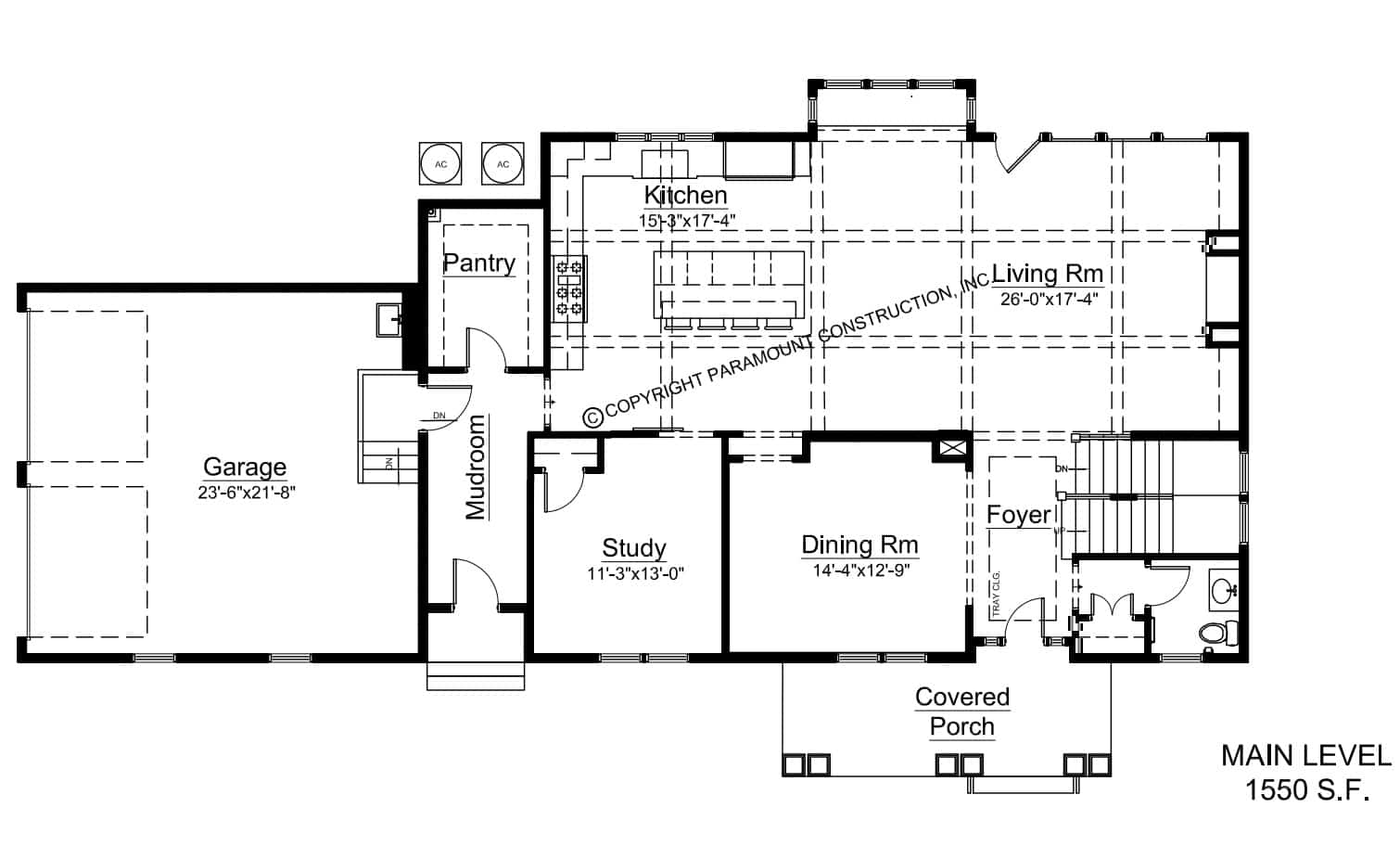 Marbury G Main Level Floor Plan