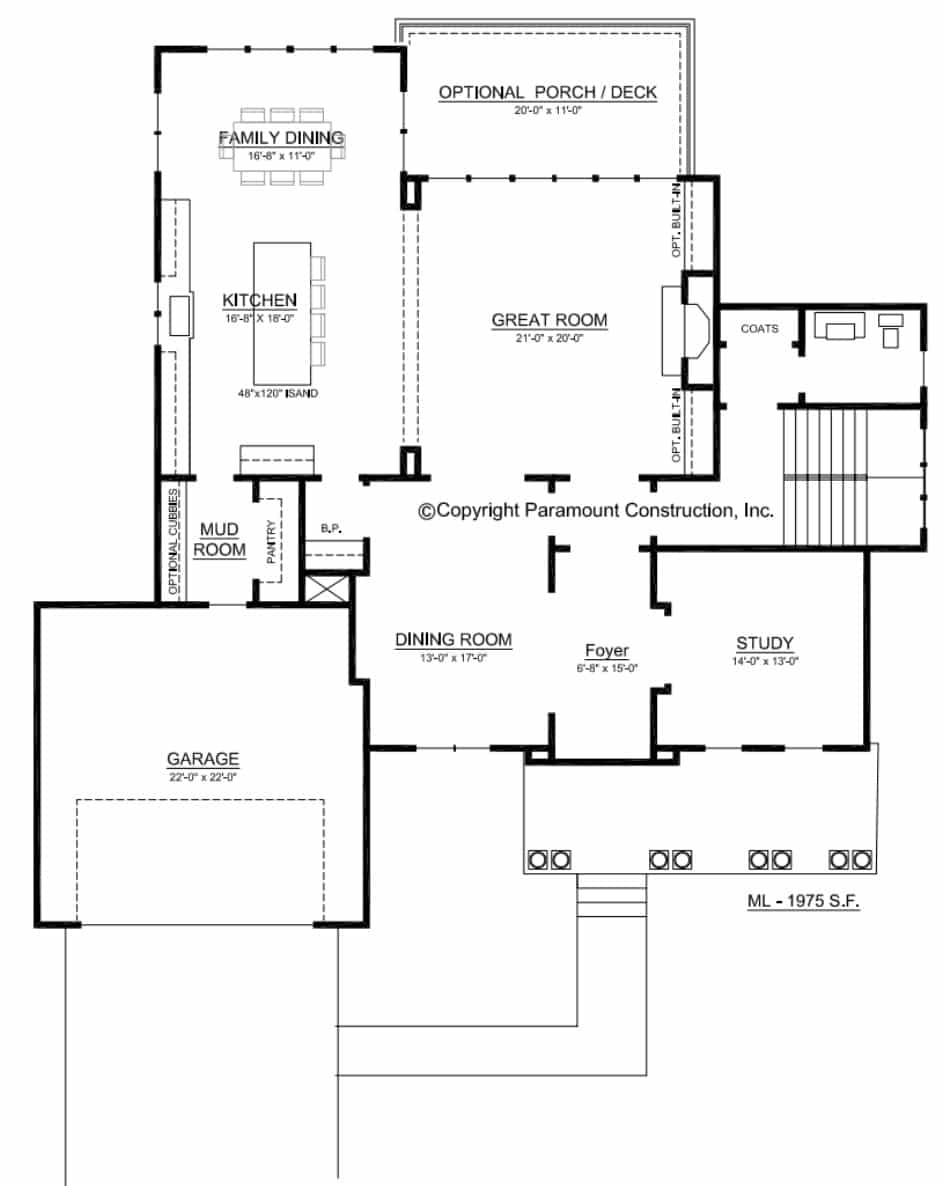 Springhaven Main Level Floor Plan