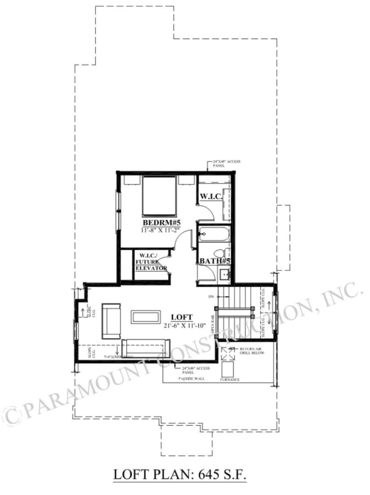 Volta Model 4th Level Floor Plan