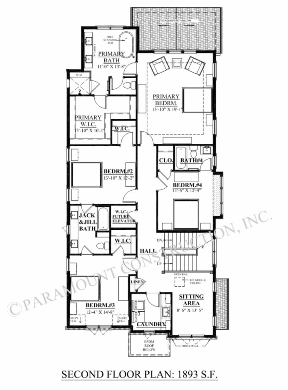 Volta Model Upper Level Floor Plan