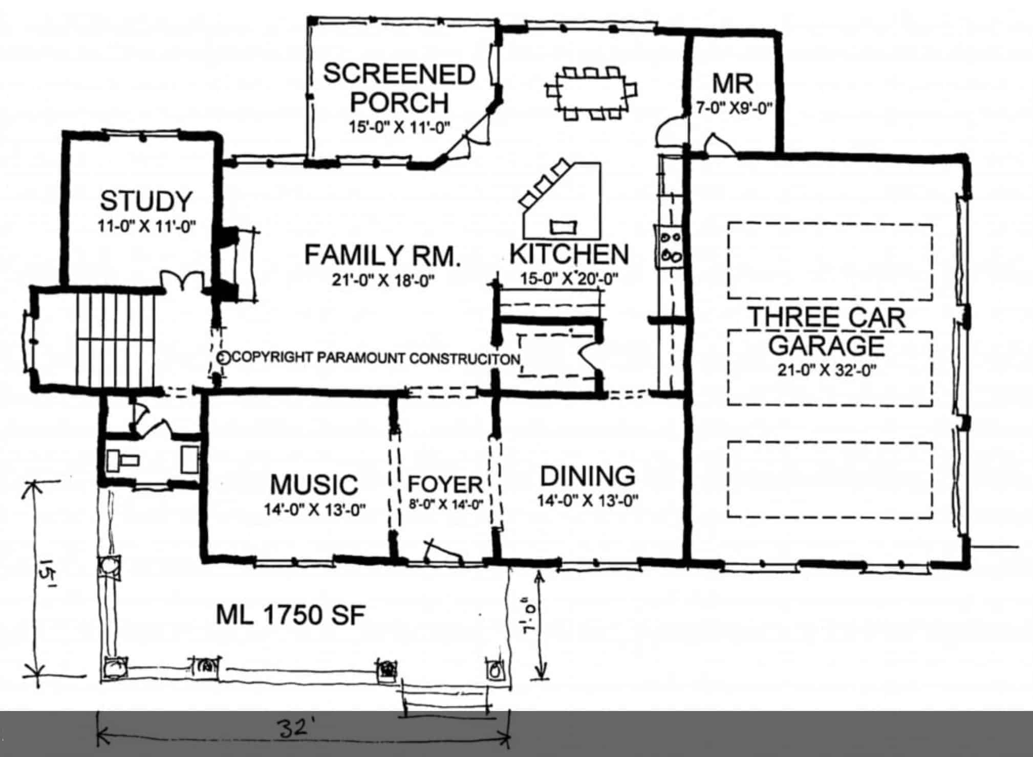 Granby Main Level Floor Plan