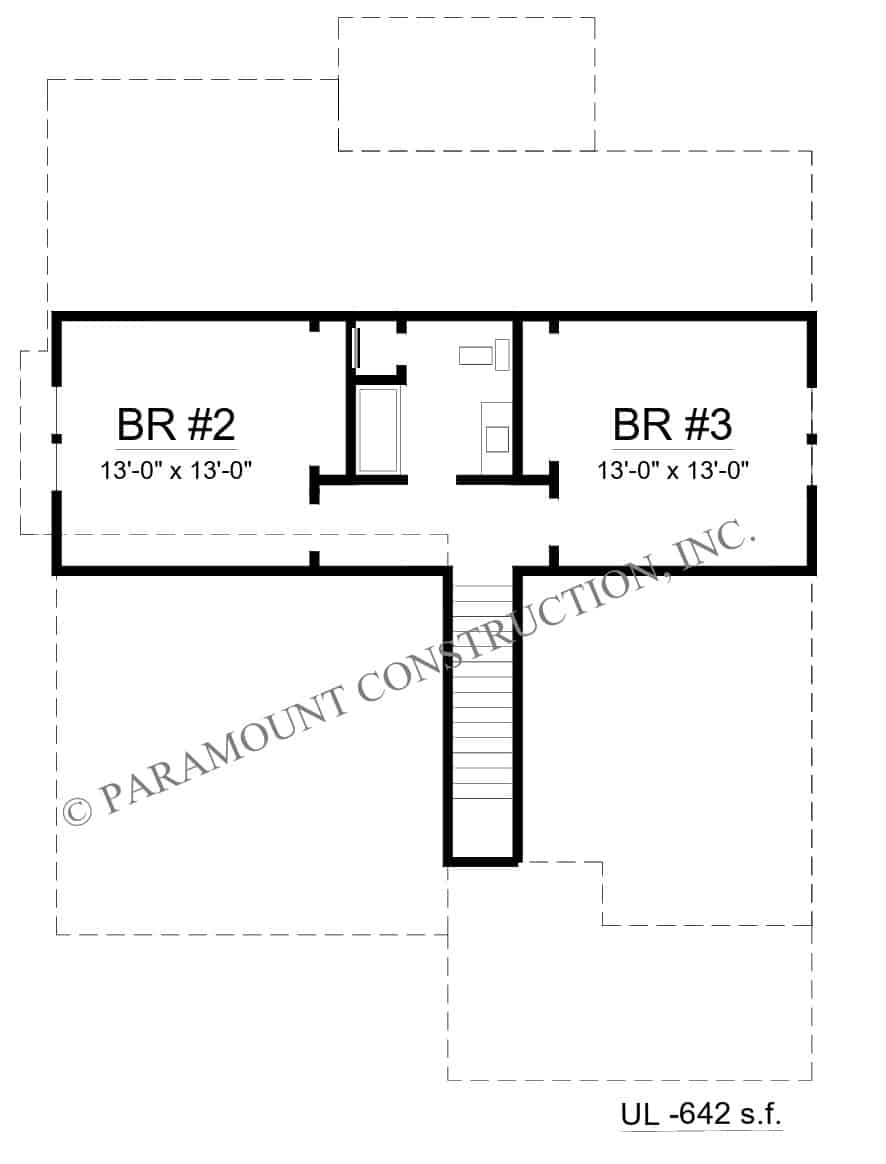 Buckwood Upper Level Floor Plan