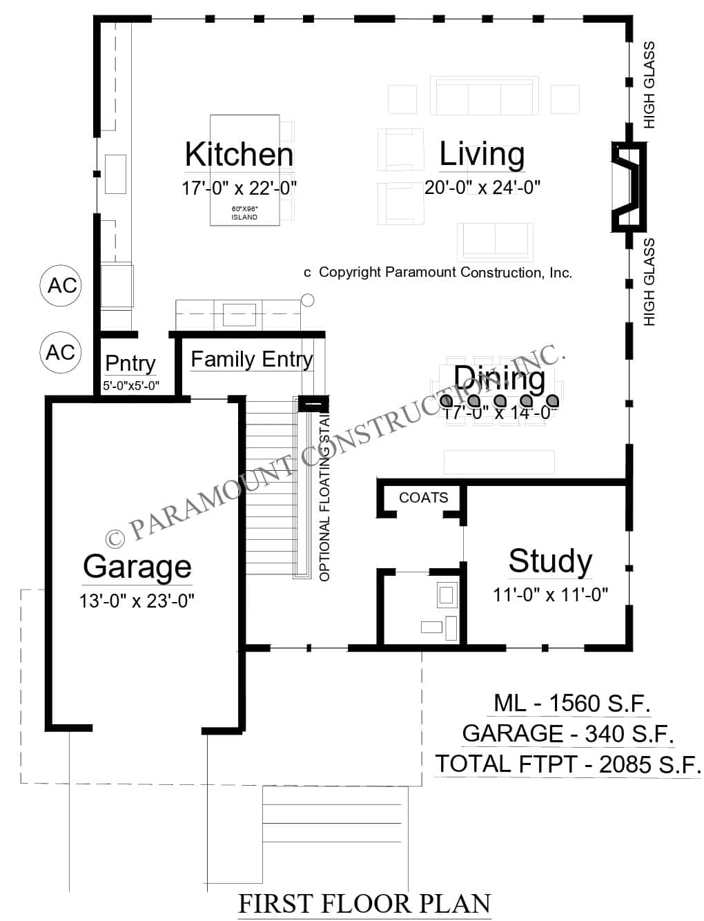 Stoneford Main Level Floor Plan