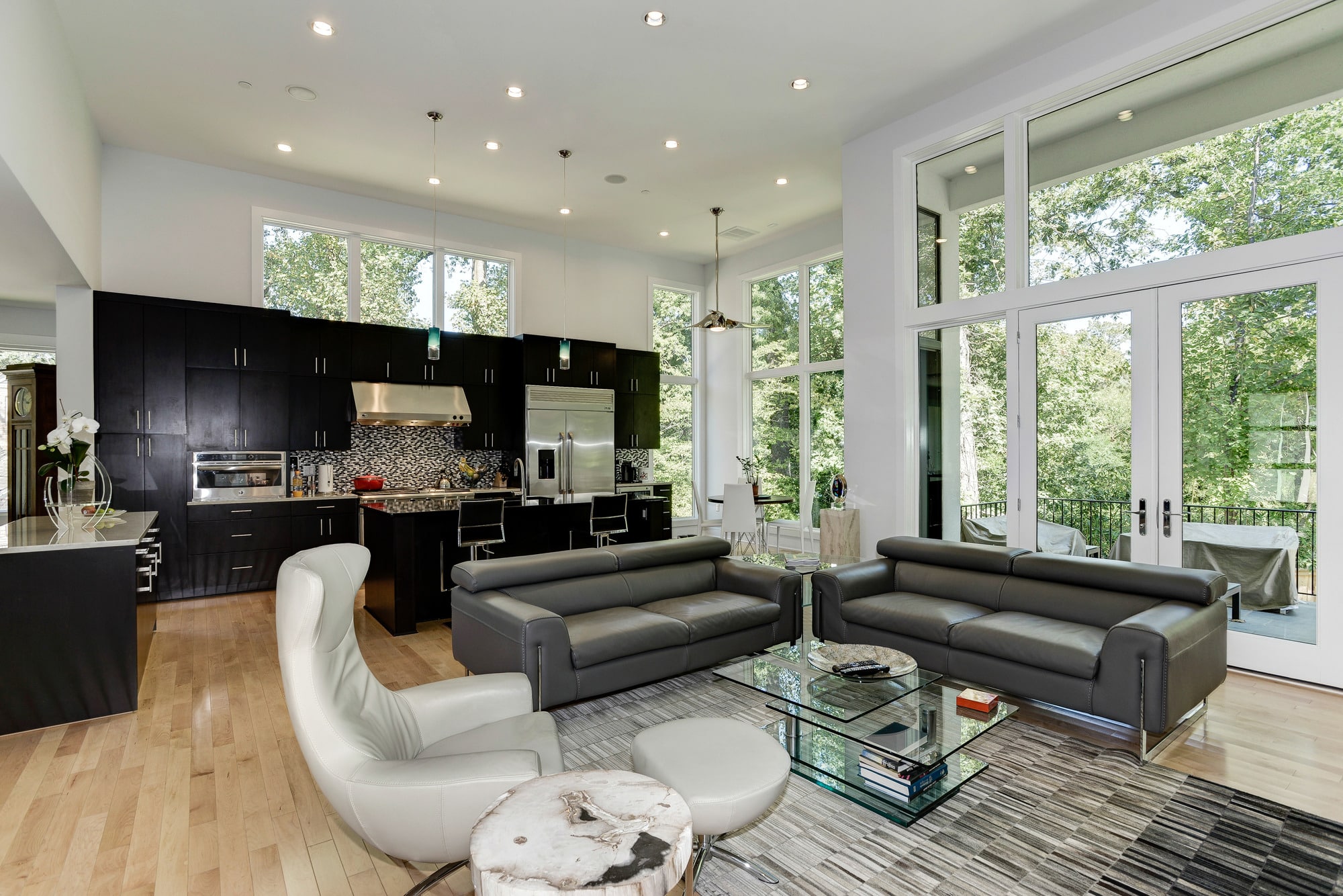 Kitchen and living as one