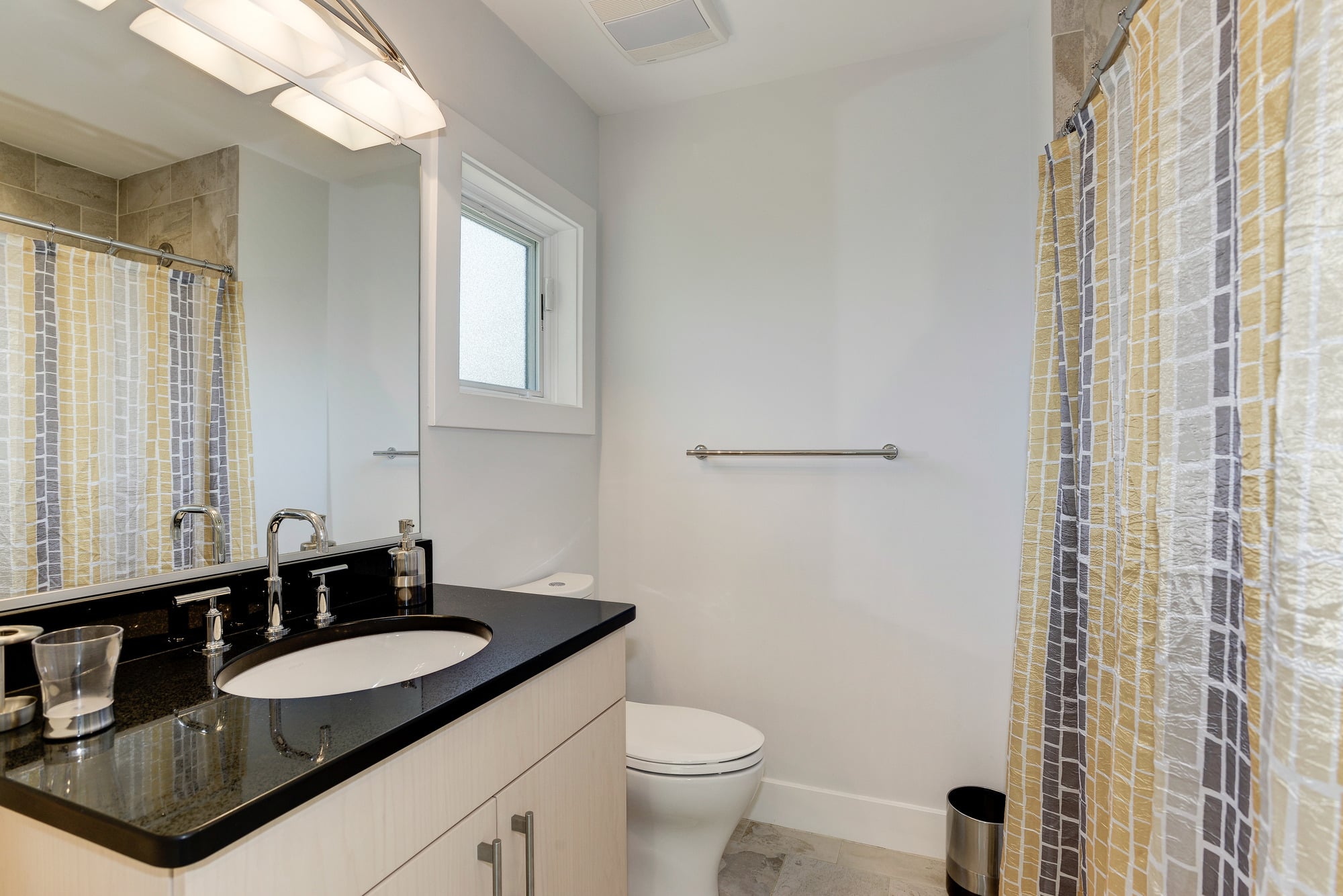 Full glass shower